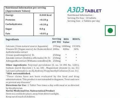 A3D3 Tablet - Additional View